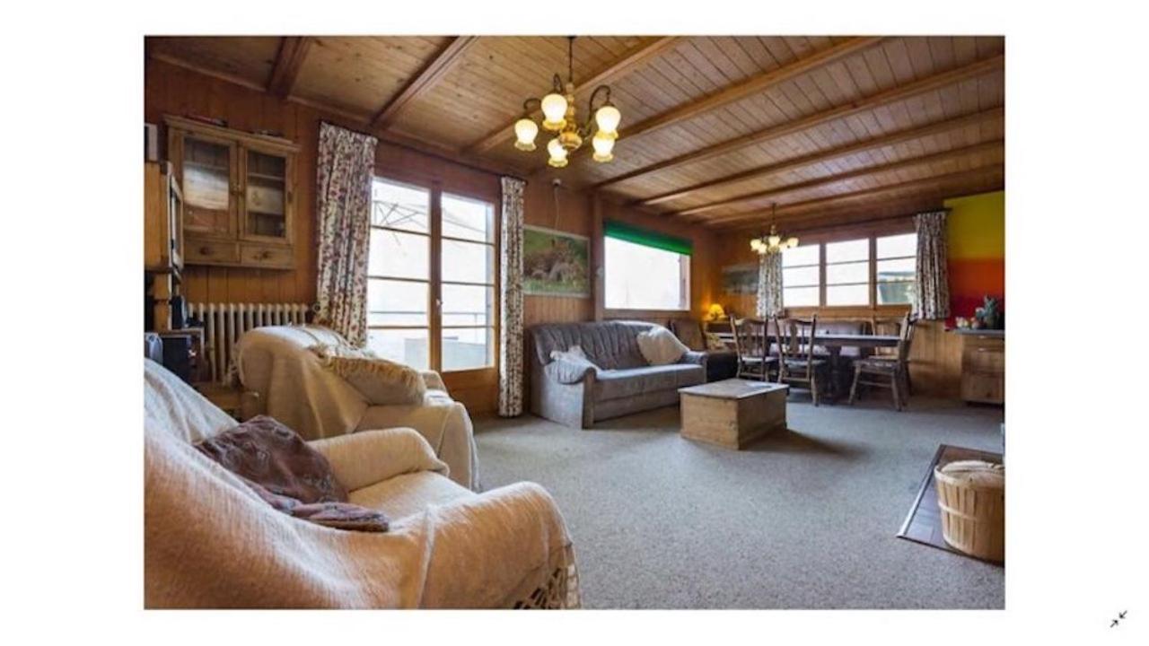 Chalet Traditionnel Avec Jacuzzi Exterieur Bex Esterno foto