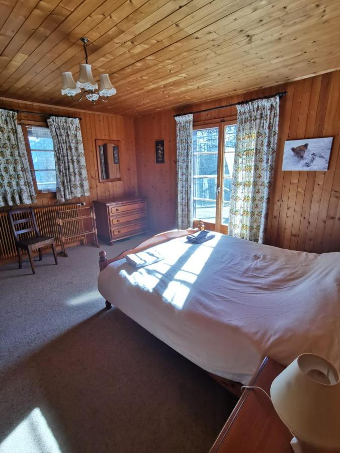 Chalet Traditionnel Avec Jacuzzi Exterieur Bex Esterno foto