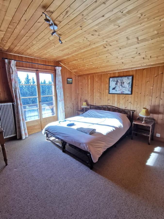 Chalet Traditionnel Avec Jacuzzi Exterieur Bex Esterno foto
